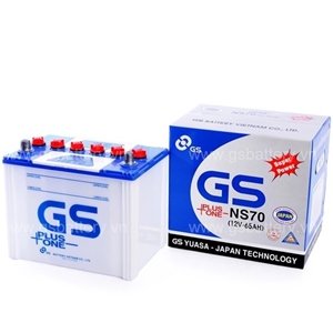 ẮC QUY KHỞI ĐỘNG GS 12V-65AH (20HR), NS70